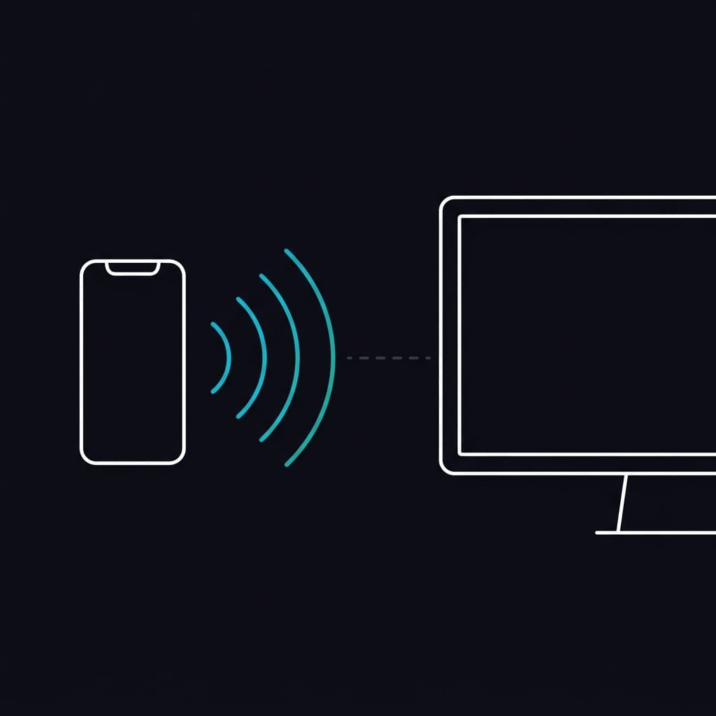 Your phone is the remote.