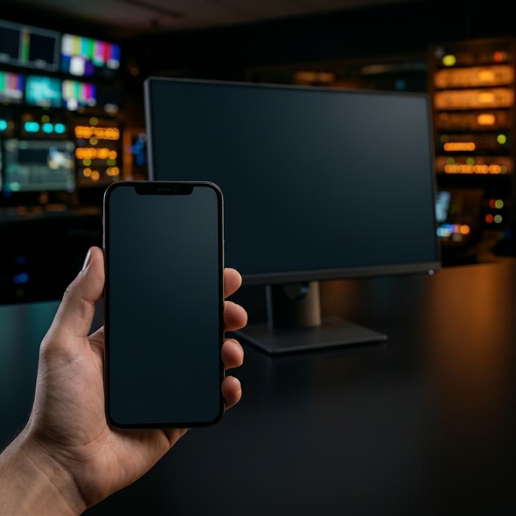 Your phone is the remote.